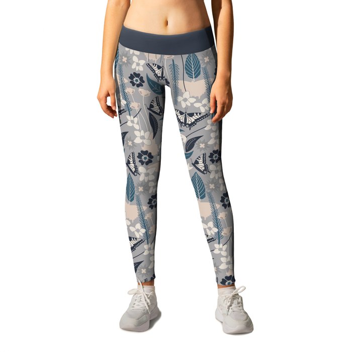 Swallowtail (Misty) Leggings