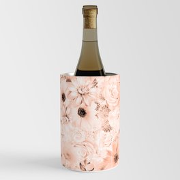 peach floral bouquet aesthetic cluster Wine Chiller