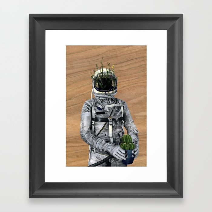 Cacti | Spaceman No:1 Framed Art Print