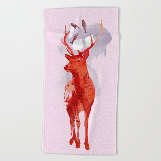 Useless Deer Beach Towel
