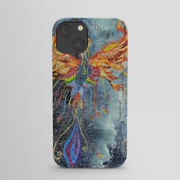 The Phoenix Rising From the Ashes iPhone Case