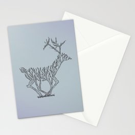 Deer Branches Stationery Cards