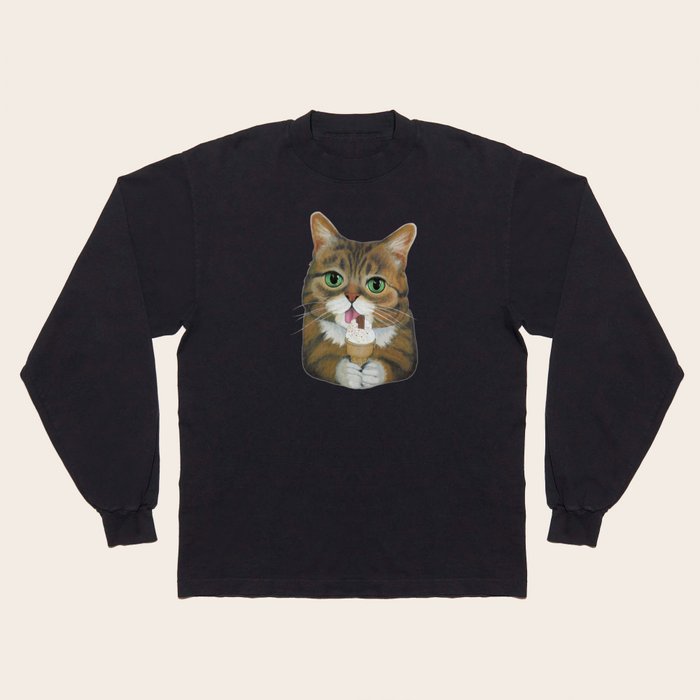Lil Bub famous cat Long Sleeve T Shirt by PaperTigress Society6