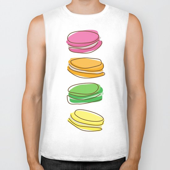 Macaroons Biker Tank
