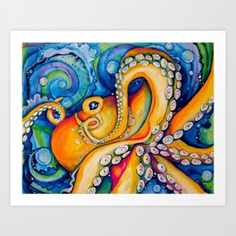 Octopus Art Print