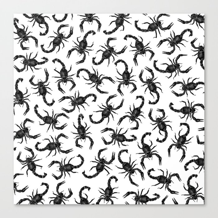 Scorpion Swarm Canvas Print