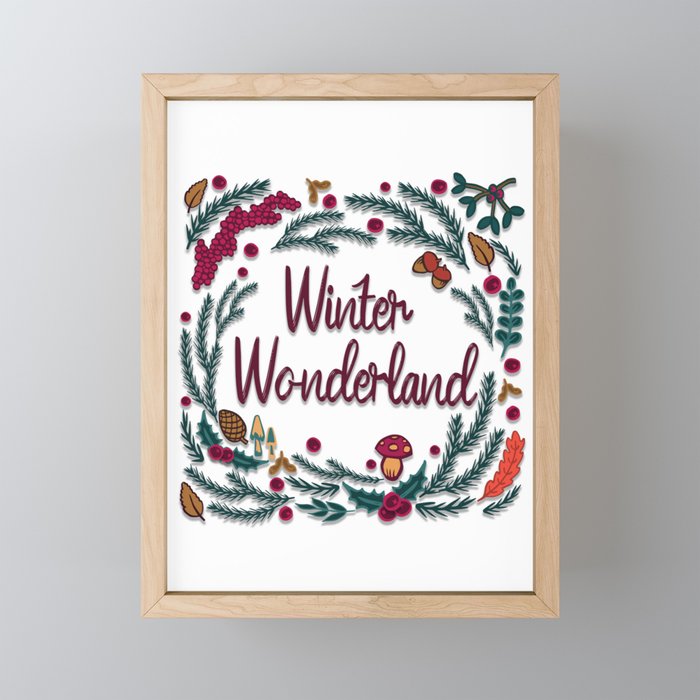 Winter Wonderland Framed Mini Art Print