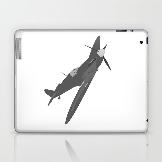 Silver Spitfire Laptop & iPad Skin