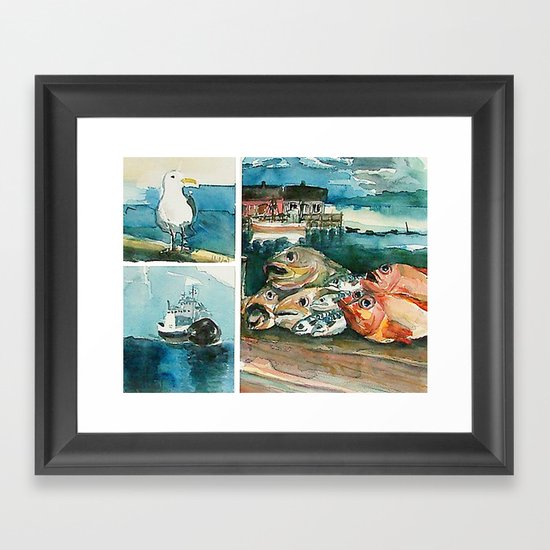 Memories frome the coast of Norway Framed Art Print