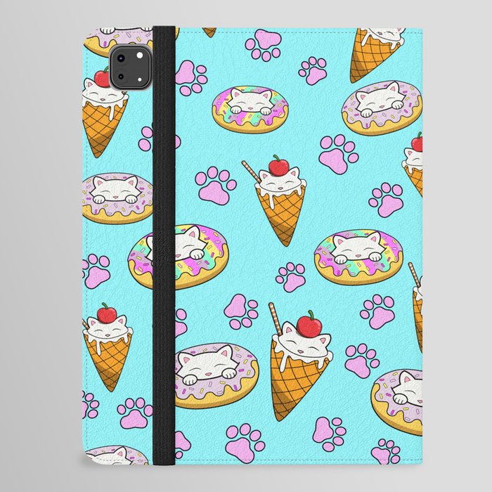 Ice cream pattern iPad Folio Case