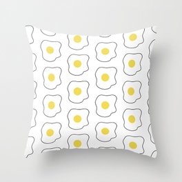 Fried Egg Throw Pillow | Food 