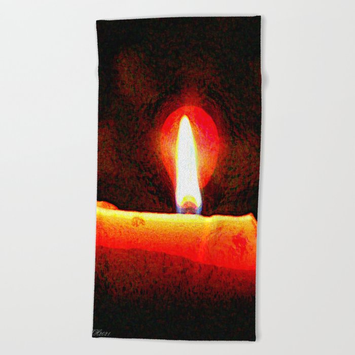 By Candlelight Beach Towel