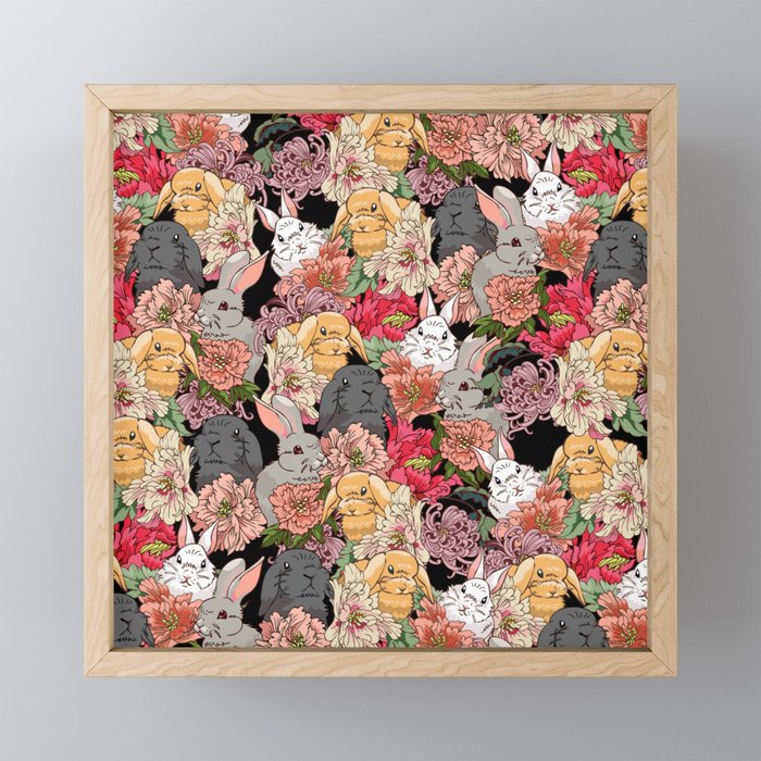 Because Bunnies Wall Hanging by Huebucket | Society6