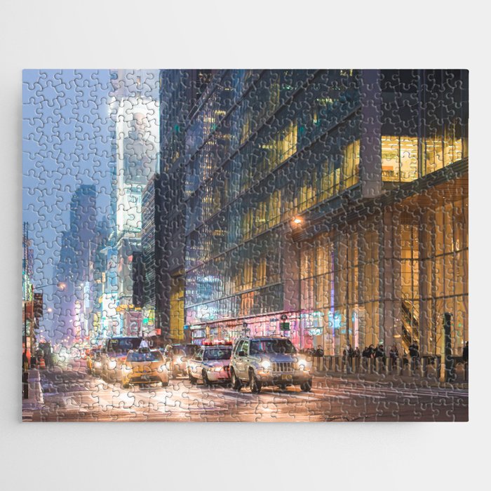 42nd Street Rush - New York City Photography Jigsaw Puzzle