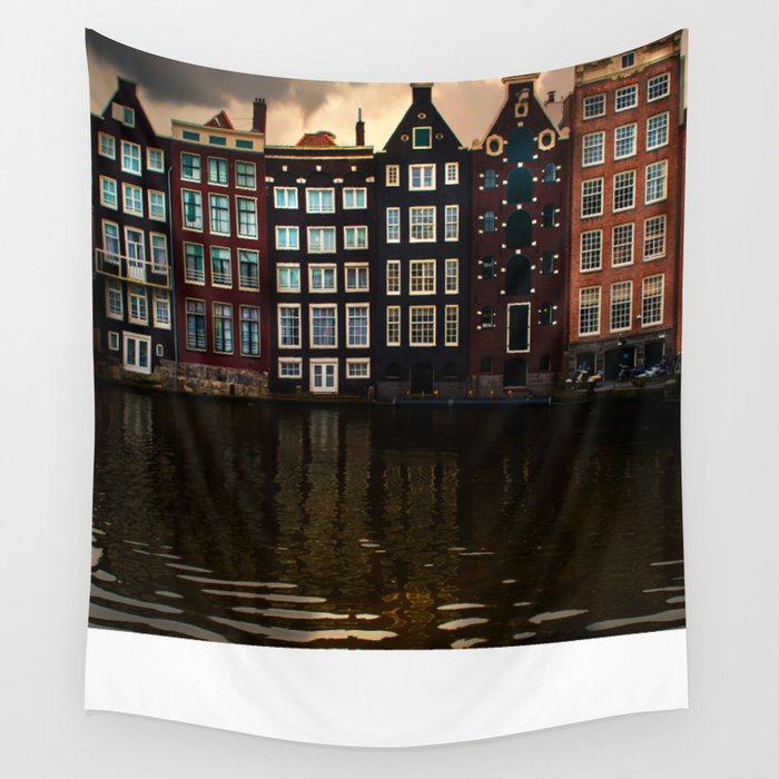 Postcards from Amsterdam Wall Tapestry