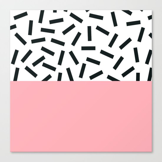 Memphis pattern 20 Canvas Print
