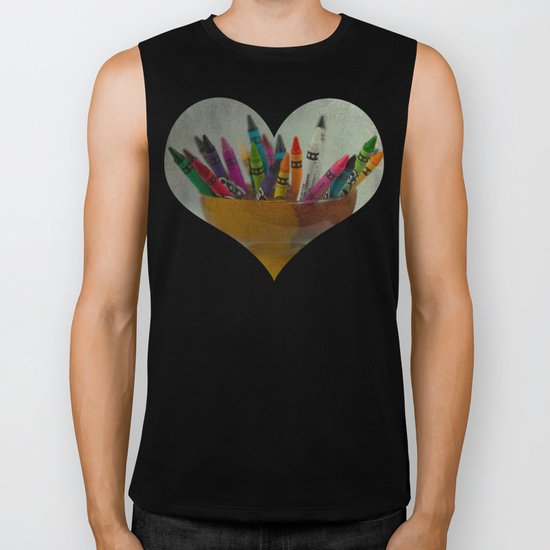 CRAYON LOVE : Addiction Biker Tank