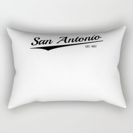 Retro Classic City of San Antonio Texas Vintage Rectangular Pillow