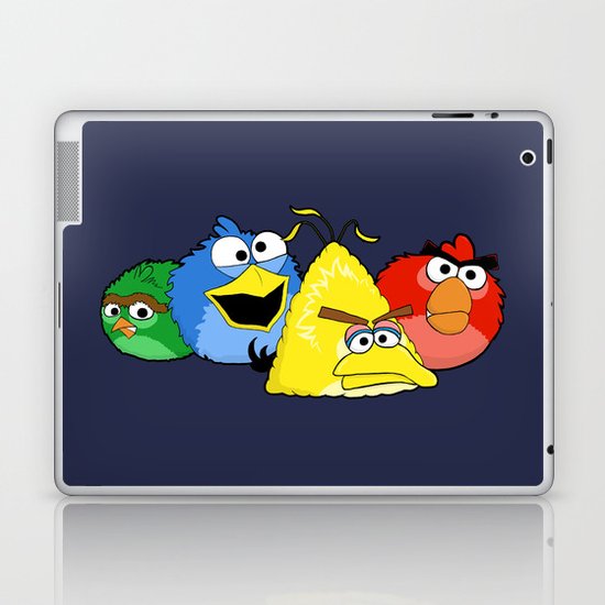 Angry Street Birds Laptop & iPad Skin