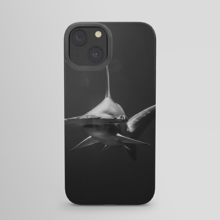 Hammerhead Shark (Black and White) iPhone Case