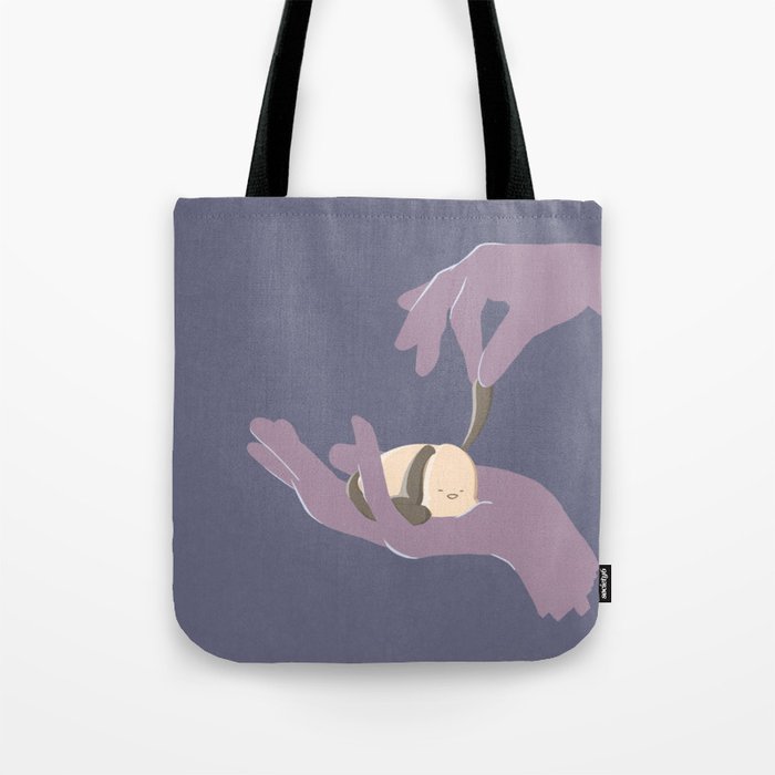 Hand Puppy Tote Bag