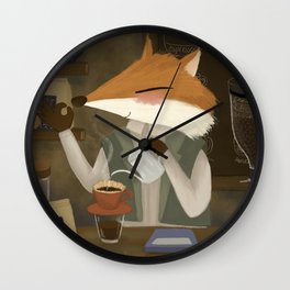 Coffee expert Wall Clock