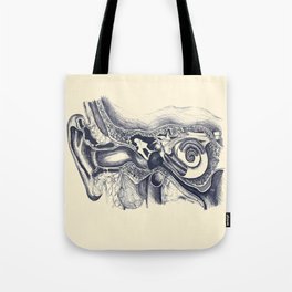 Inner ear anatomy Tote Bag