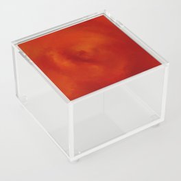 Abstract flare rich red Acrylic Box