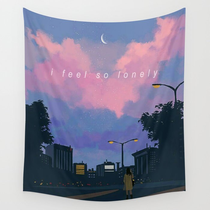 I Feel So Lonely Wall Tapestry