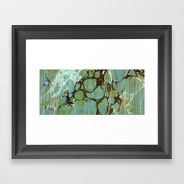 Abstract Painting ; Seaweed Framed Art Print