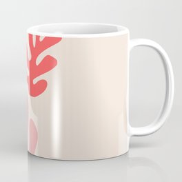 Henri Matisse - Leaves - Blush Coffee Mug | Shapes, Minimalist, Collage, Yellow, Contemporary, Design, Paper, Abstract, Matisse, Midcentury 