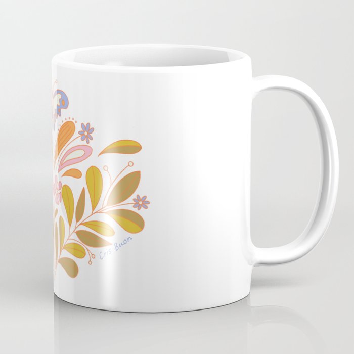 Spring Has Sprung Pattern  Coffee Mug