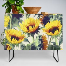 Sunflowers Forever Credenza