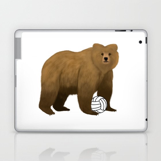 Bear Volleyball Laptop & iPad Skin