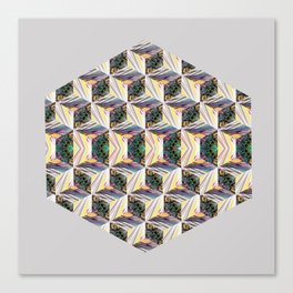 Cube Tiles Canvas Print