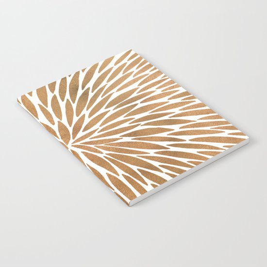 Rose Gold Burst Notebook