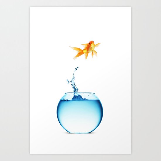 JUMPING Art Print