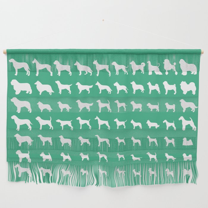 All Dogs (Mint) Wall Hanging