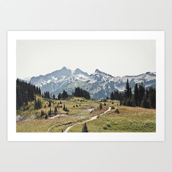 Mountain Trail Art Print