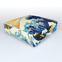 The Great Wave Off Kanagawa,No.4, Outdoor Floor Cushion