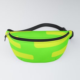 Yellow and Green Abstract Fanny Pack