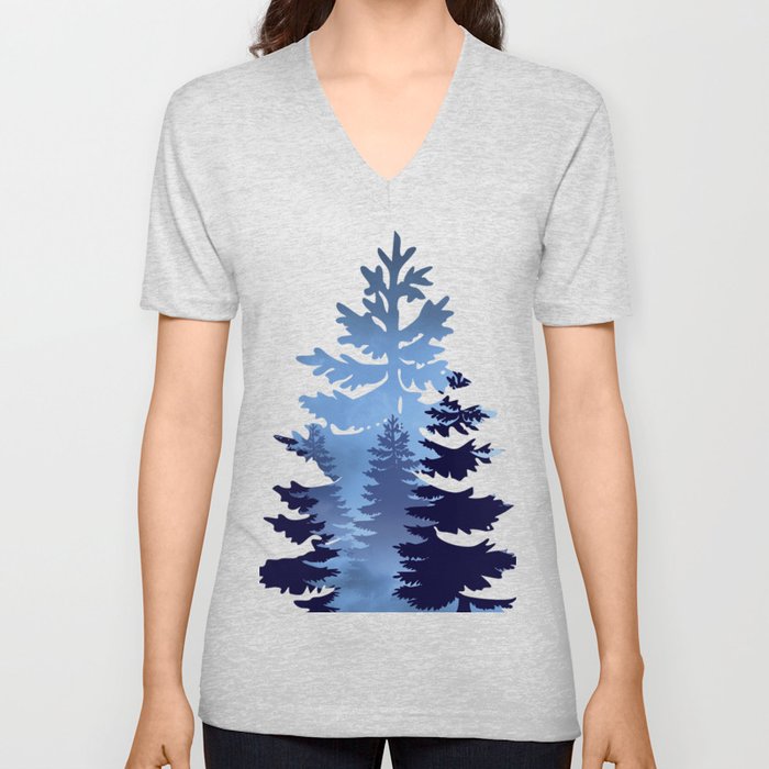 Christmas Tree V Neck T Shirt