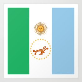 flag of Chaco Art Print