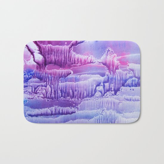 blue underwater world 2 Bath Mat