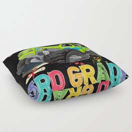 I crushed 3rd grade back to school truck Floor Pillow