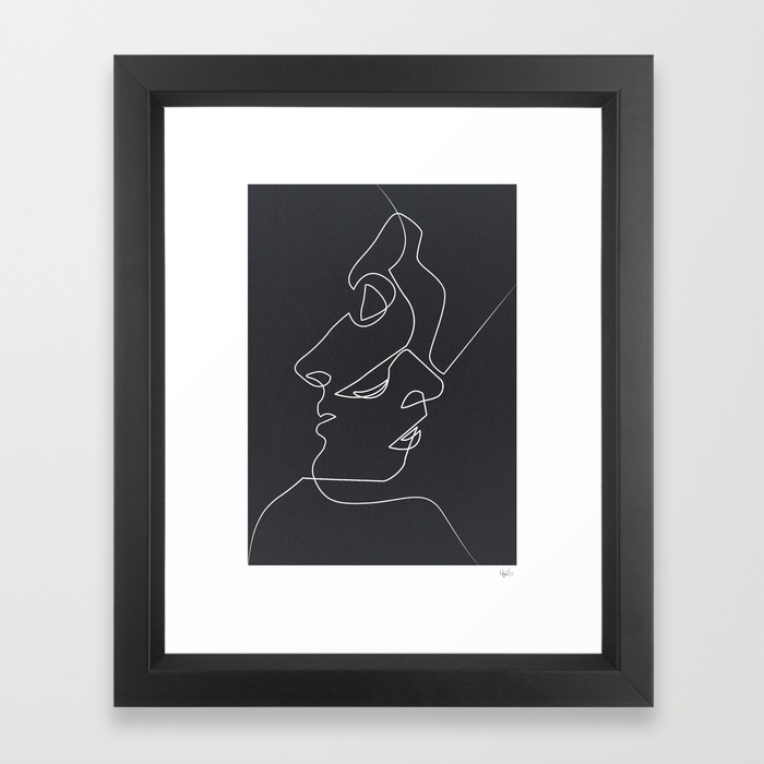 Black-white Framed Art Prints | Society6