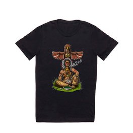 Native American Chief Stoner T Shirt