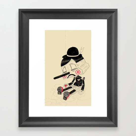 Unplug Framed Art Print