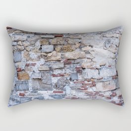 Old stone's wall of castle background Rectangular Pillow