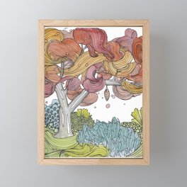 Cocoon Tree Framed Mini Art Print
